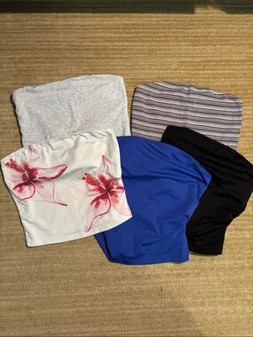 Strapless Bandeau Tops (set of 5)
